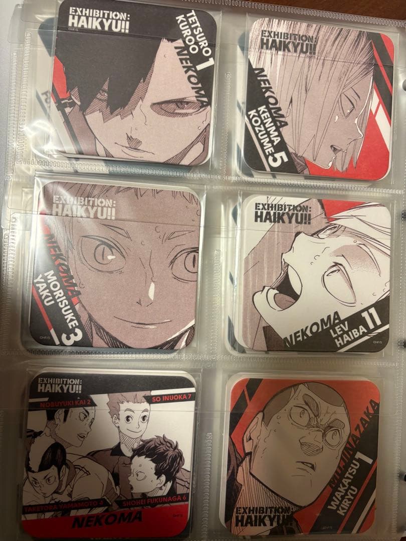 ハイキュー!! ハイキュー展 コースターBOX 第３弾　原画展 特典 48枚