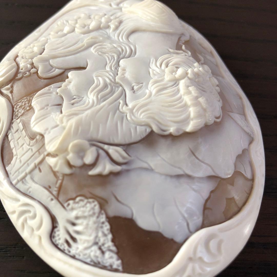 カメオルースブローチ　アンティーク