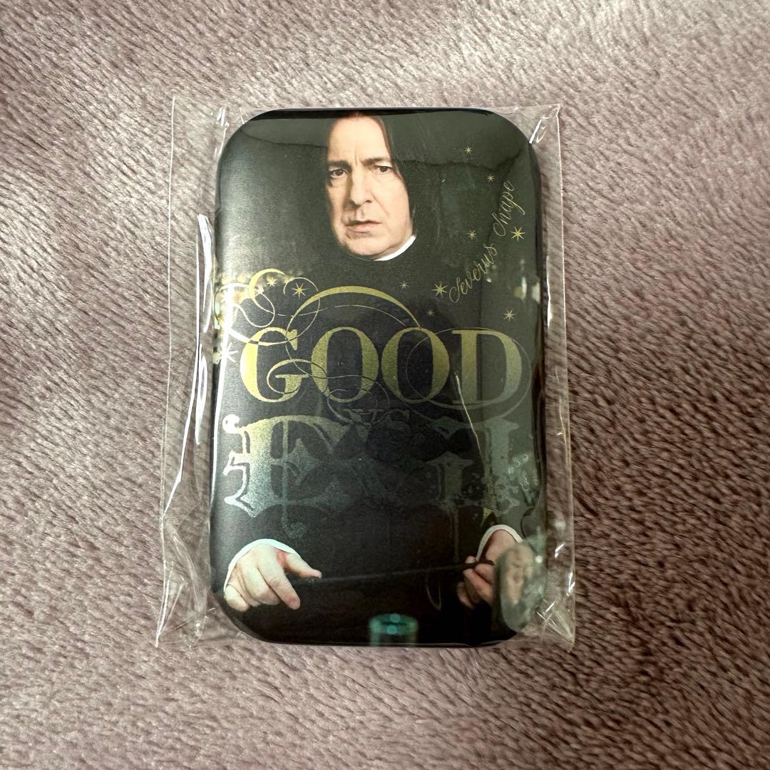 セブルス スネイプ スクエア缶バッジ ハリーポッター