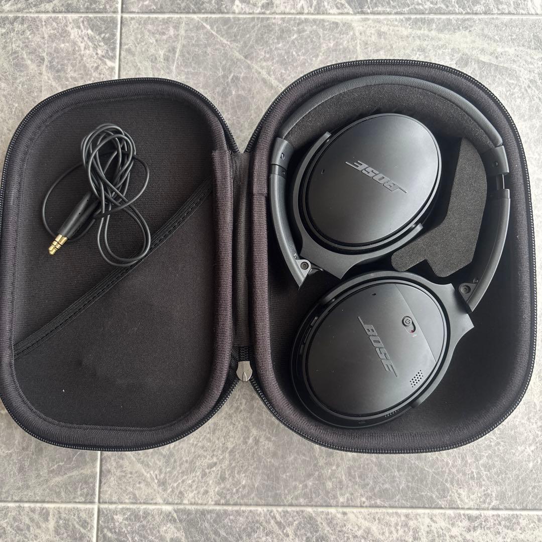 【ほぼ未使用】Bose ワイヤレスヘッドホン キャリングケース付き