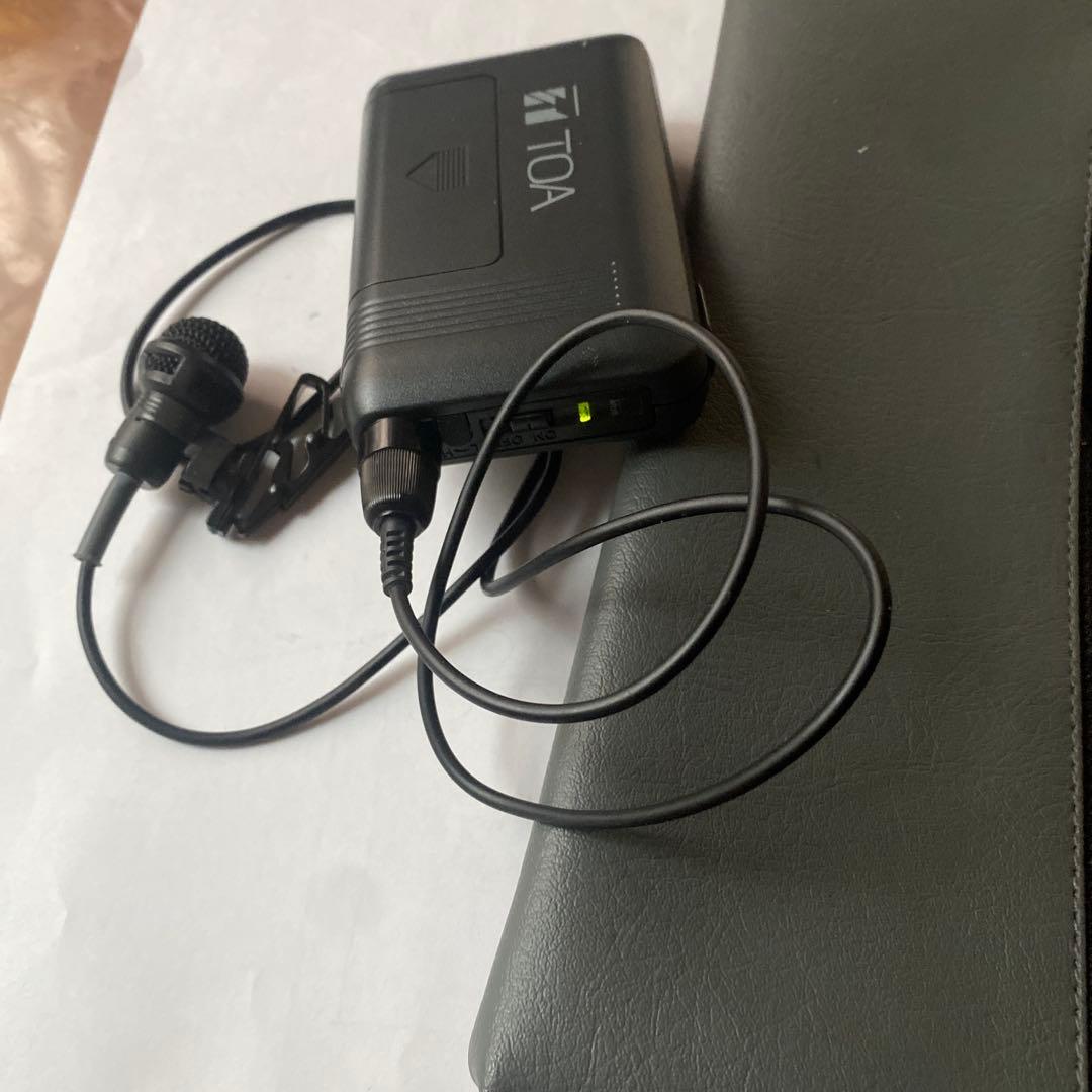 ワイヤレスマイク タイピン型 800MHz帯 TOA WM-1320 美品