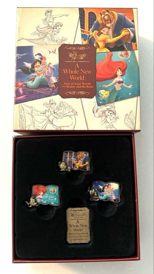 ディズニーD23expo JAPAN 2018 ピンバッチ