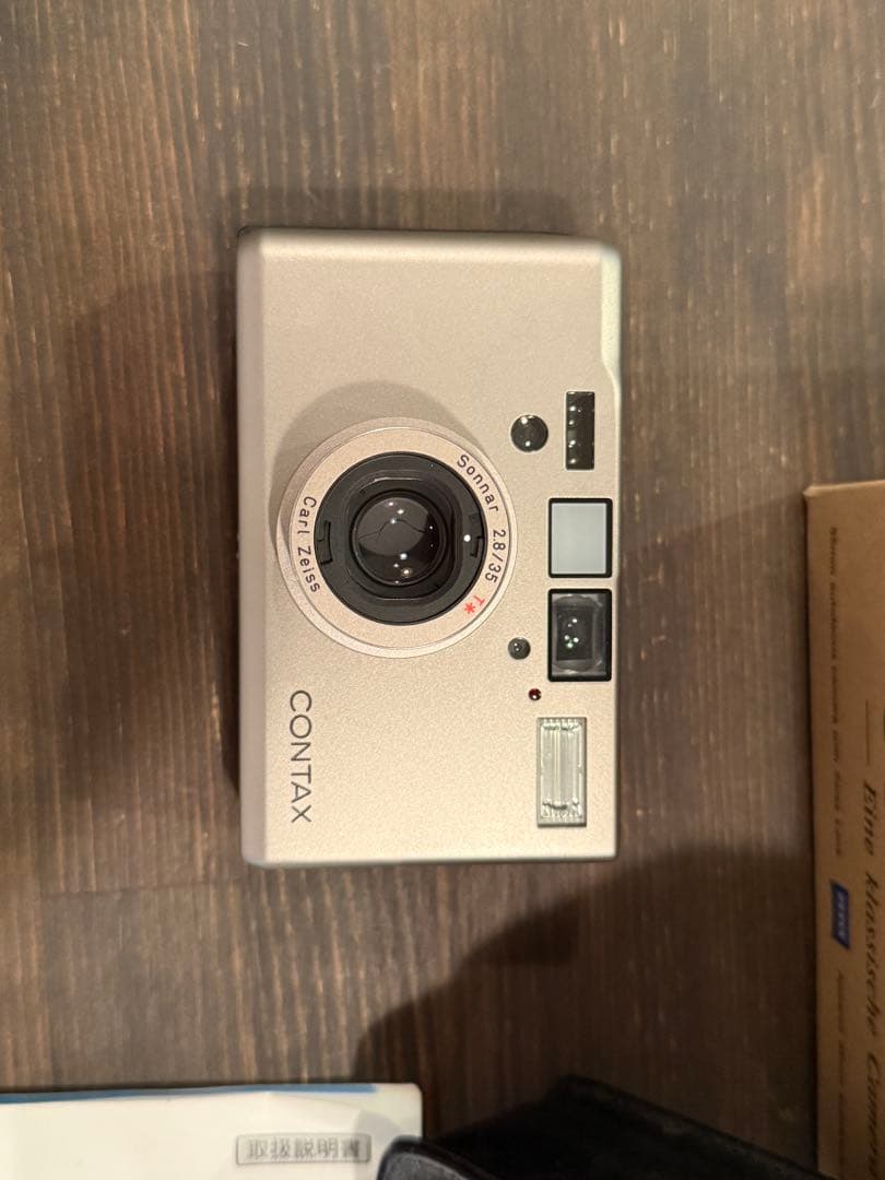 【動作確認済】美品Contax T3 後期　ダブルティース　箱あり
