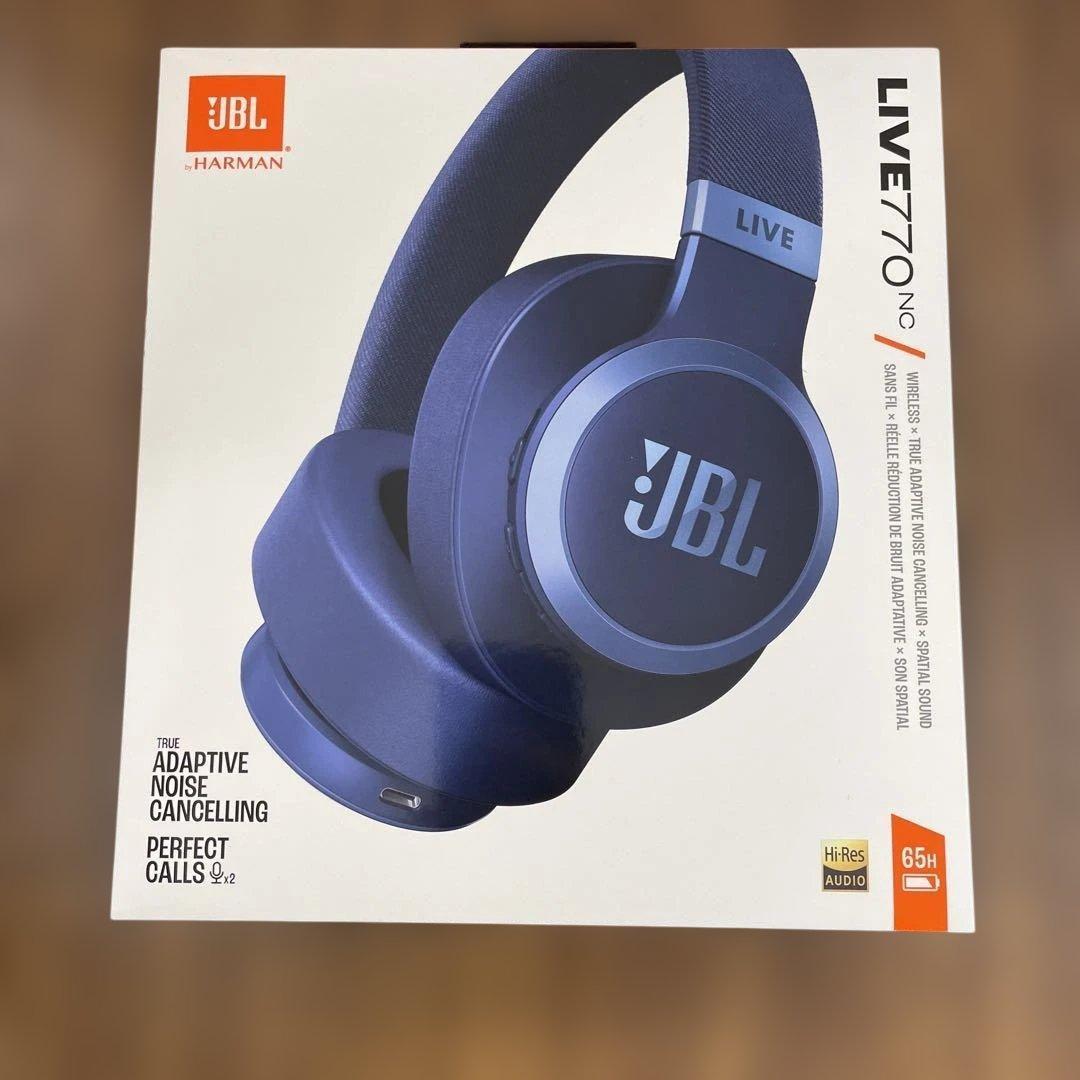 11048 新品未開封JBL LIVE 770NC ワイヤレスヘッドホン ブルー