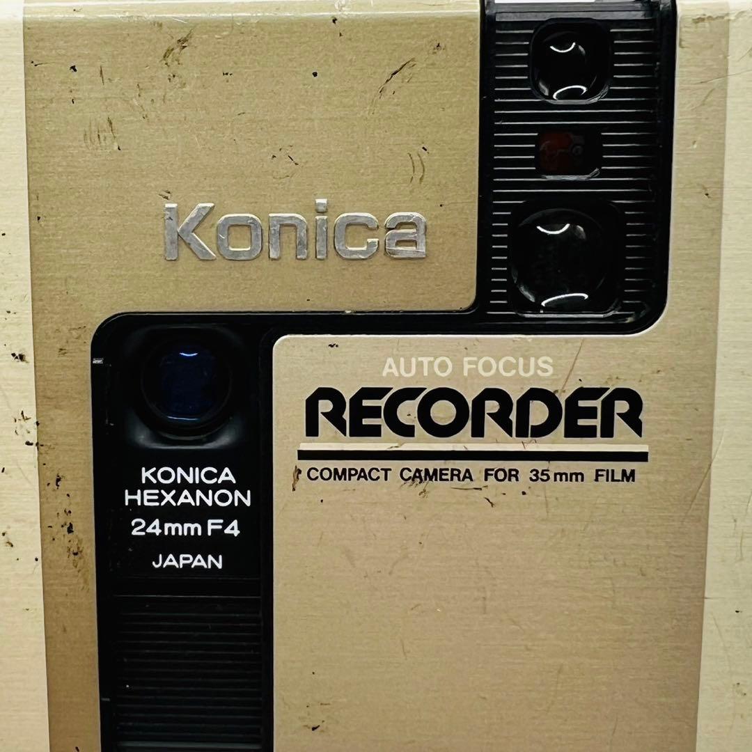 【動作確認済み】Konica RECORDER フィルムカメラ