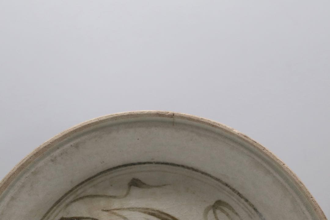 江戸　古伊万里　魚紋大皿　訳あり　送料込み1006