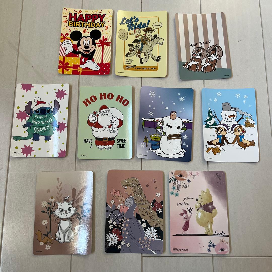 ディズニーストア　じゃんけんカード　10枚