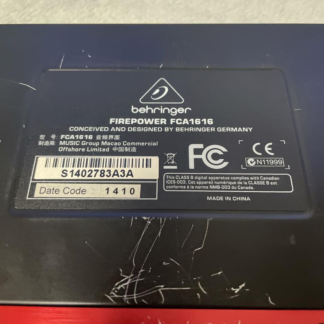 BEHRINGER ベリンガー FCA1616 現状品