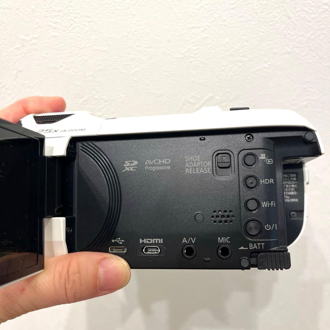 Panasonic 4Kビデオカメラ HC-VX992MS-W 白　ハンディカム