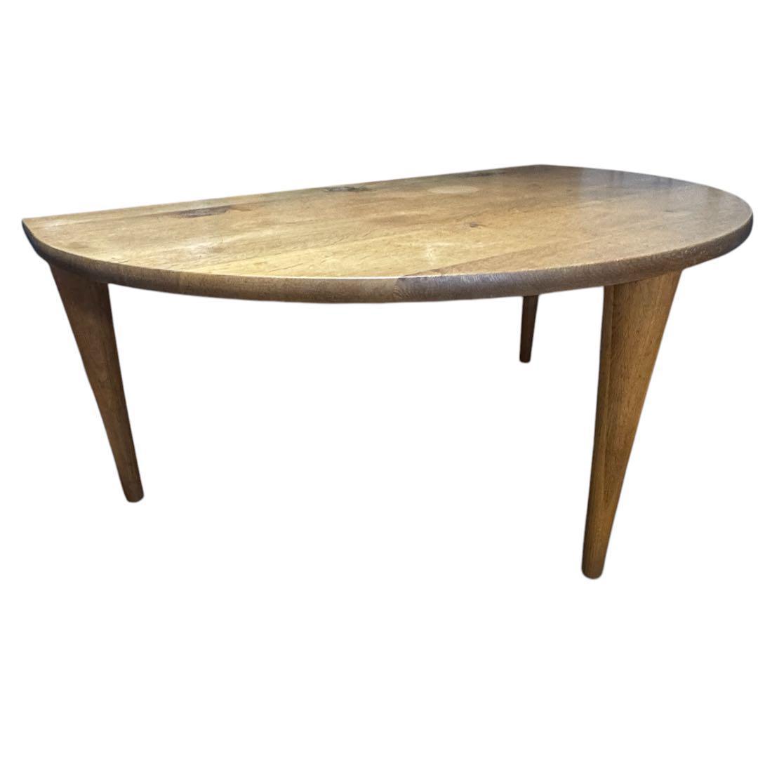 HIDA 飛騨産業　森のことば　ダイニングテーブル　半円形テーブル