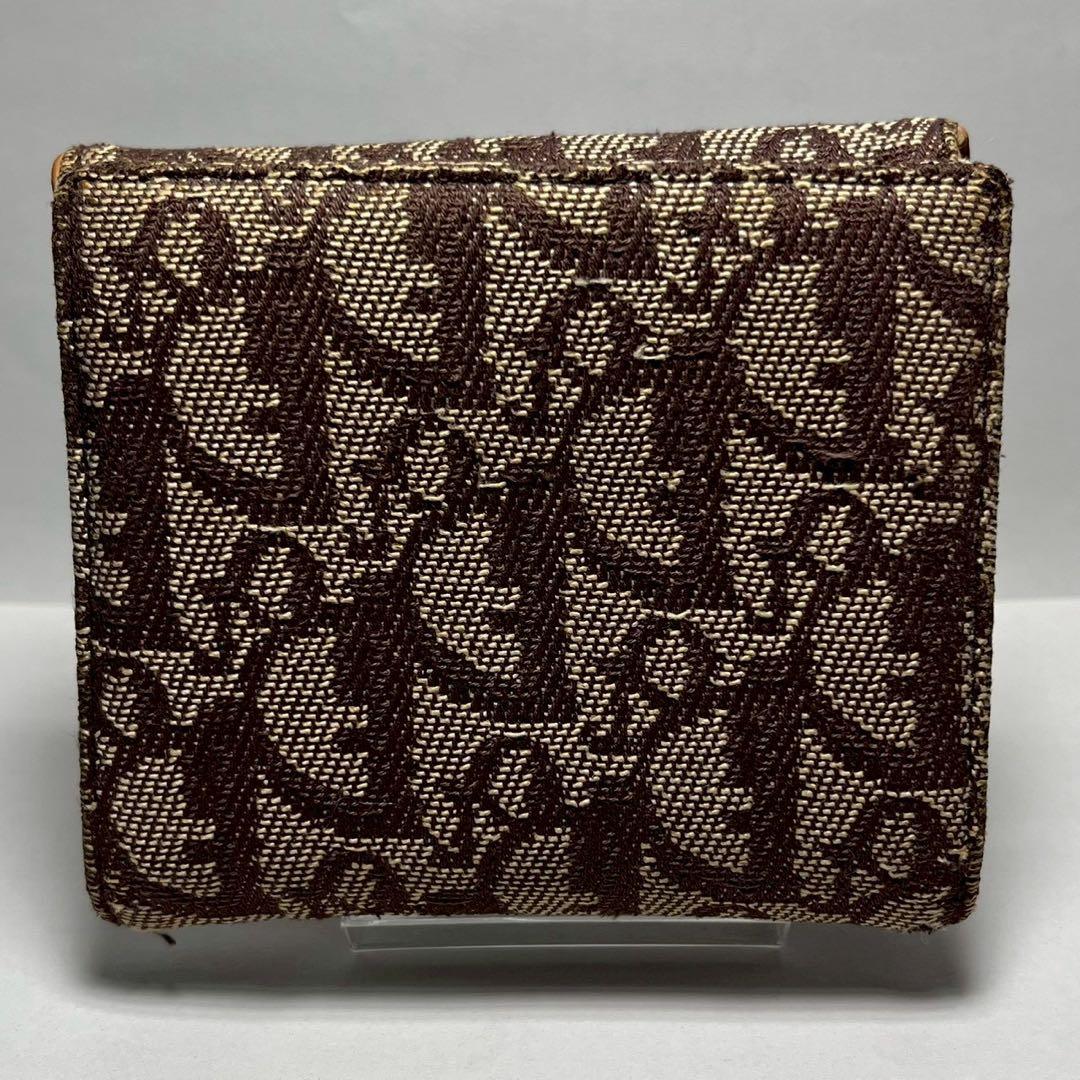 希少✨️クリスチャンディオール トロッター サドル Wホック 折り財布 オブリーク