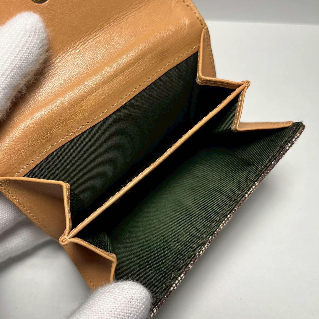 希少✨️クリスチャンディオール トロッター サドル Wホック 折り財布 オブリーク