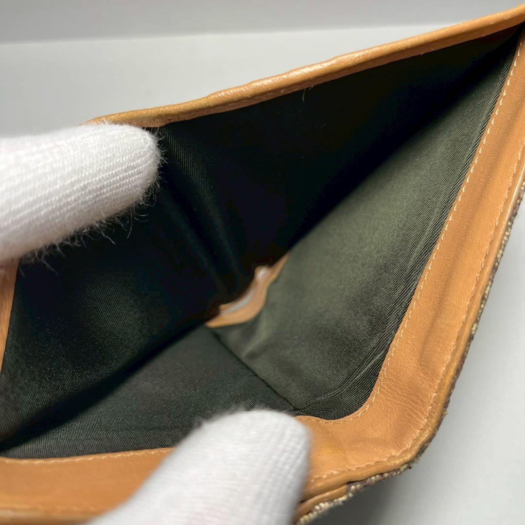 希少✨️クリスチャンディオール トロッター サドル Wホック 折り財布 オブリーク