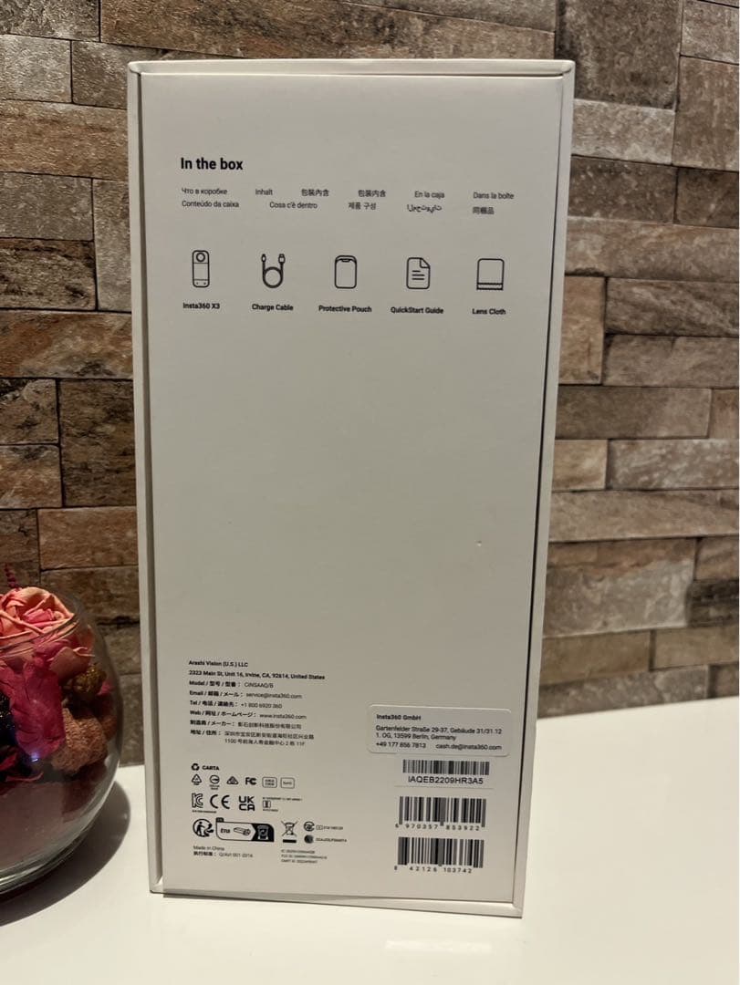 Insta360 X3 アクションカメラ 付属品、オプション付き