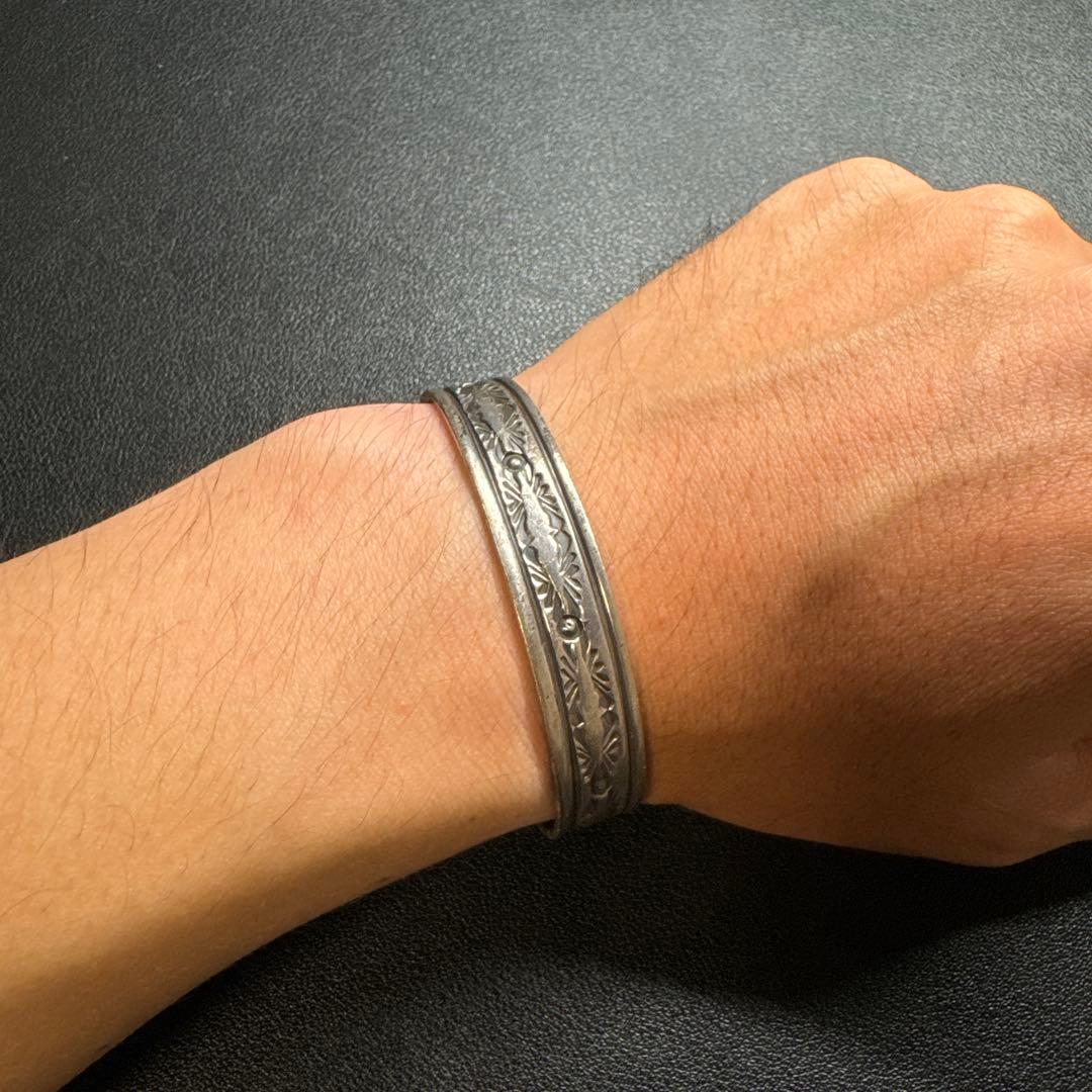 【値下げ中❗️】NAVAJO メキシカン インディアン バングル シルバー925