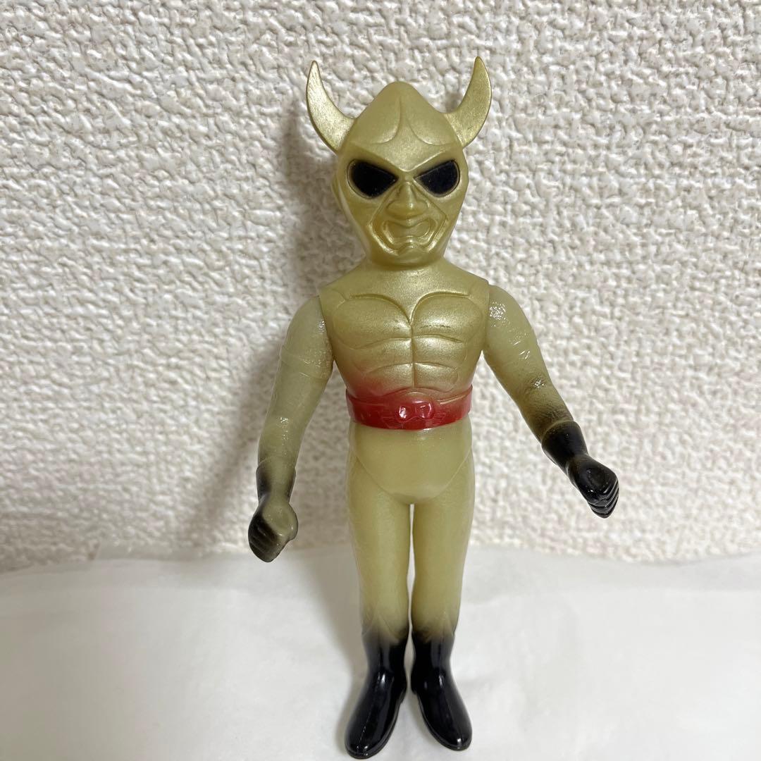 ⚠️貴重・昭和レトロ　ブルマァク　鉄人タイガーセブン　黒仮面　ミニソフビ　当時物