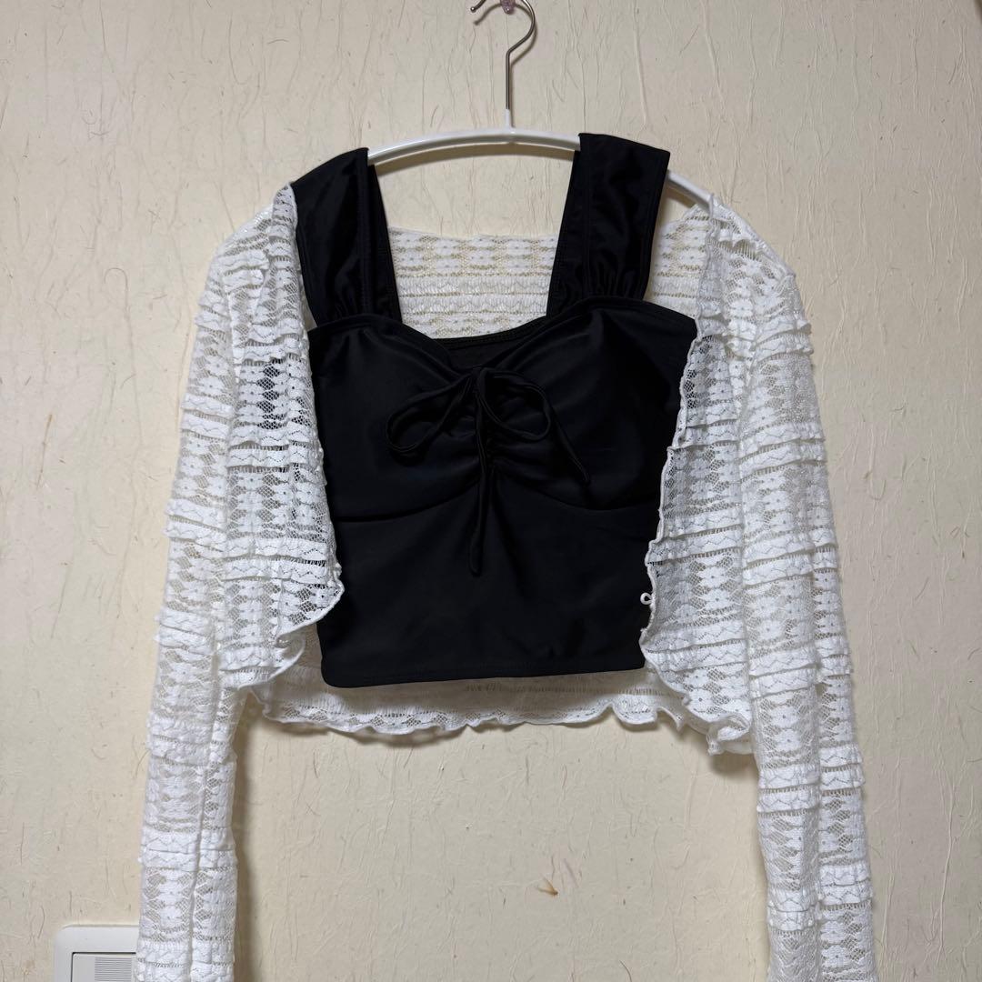 OLIVE des OLIVE レース羽織付リボンswim wear