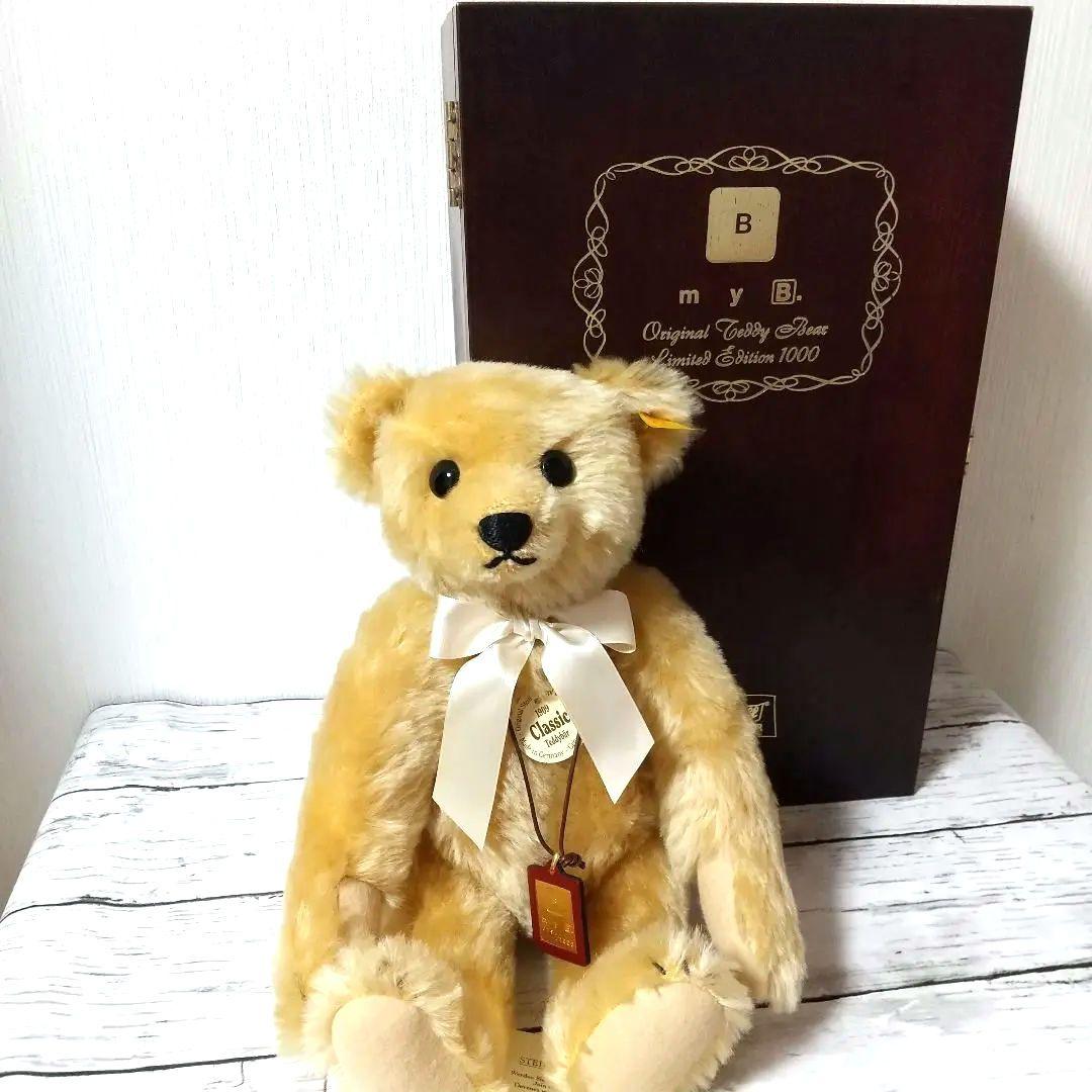シュタイフ社×カネボウ コラボmyB オリジナルテディベア非売品☆専用木箱付