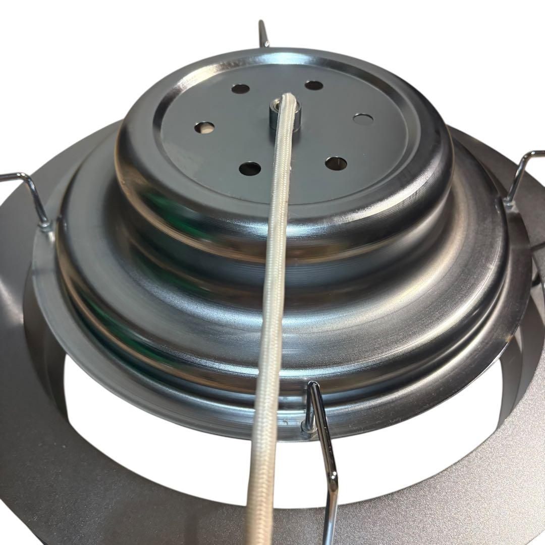 北欧 ミッドセンチュリー ビンテージ ペンダントライト シルバー 3灯