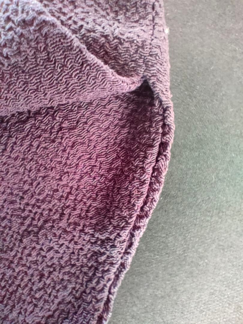 ●【茶道具】古裂 大津袋 紫系 無地｜仕覆・数寄屋袋｜箱付 美品