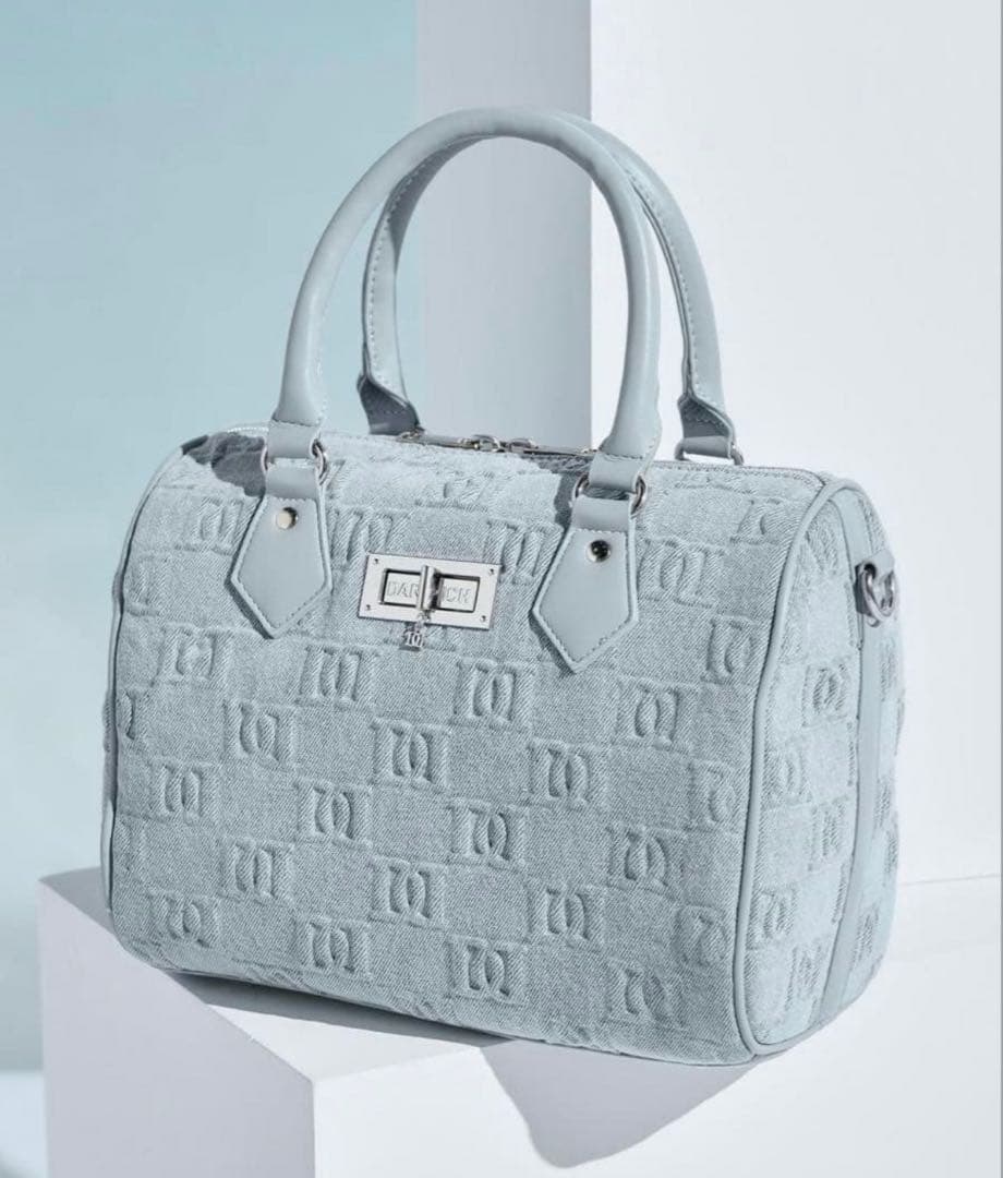 Darich ダーリッチ　デニム　ボストンバッグ　ノベルティ　ショルダーチェーン