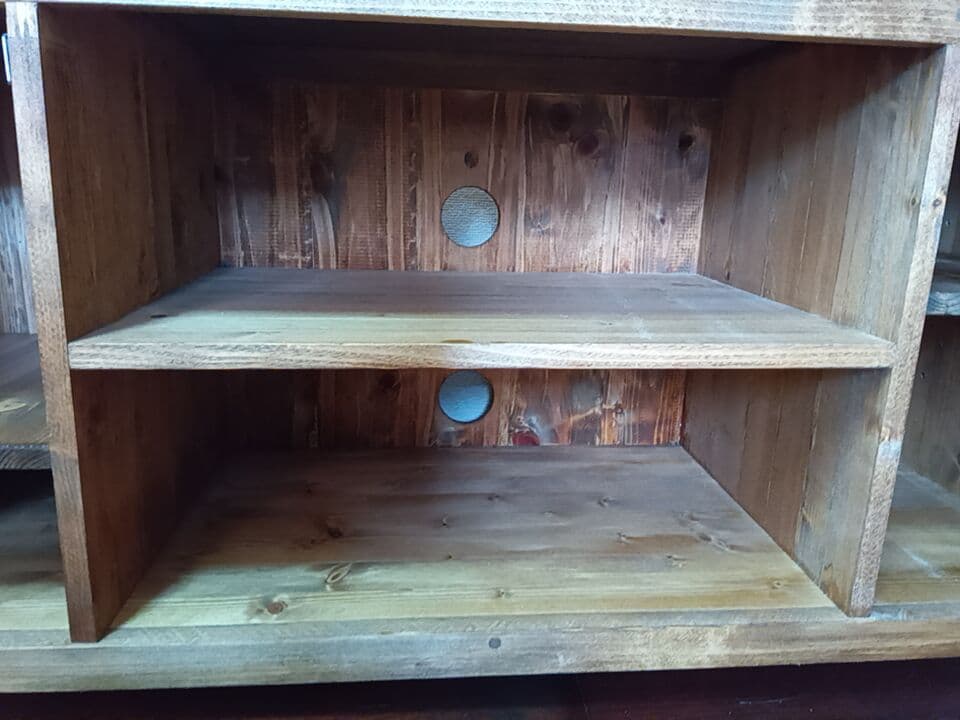 なみきち＊国産檜の一枚板使用のTVボード