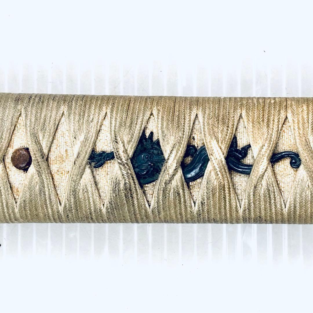 軍刀用　柄　縁頭　 風神　雷神　刀装具 武具 縁　戦時中　日本軍　軍隊　当時物