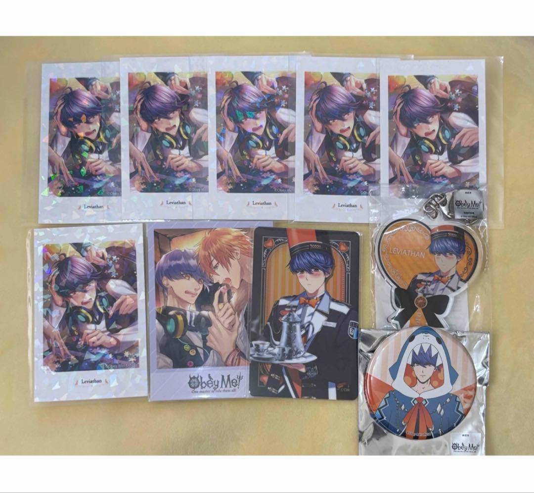 おべいみー　レヴィアタン　レヴィ　ホロチェキ6枚　チェキ　ボイスカード　他