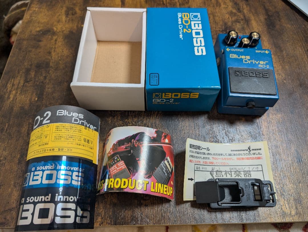 BOSS Blues D BD-2　2013年新品購入品　箱付属品付き