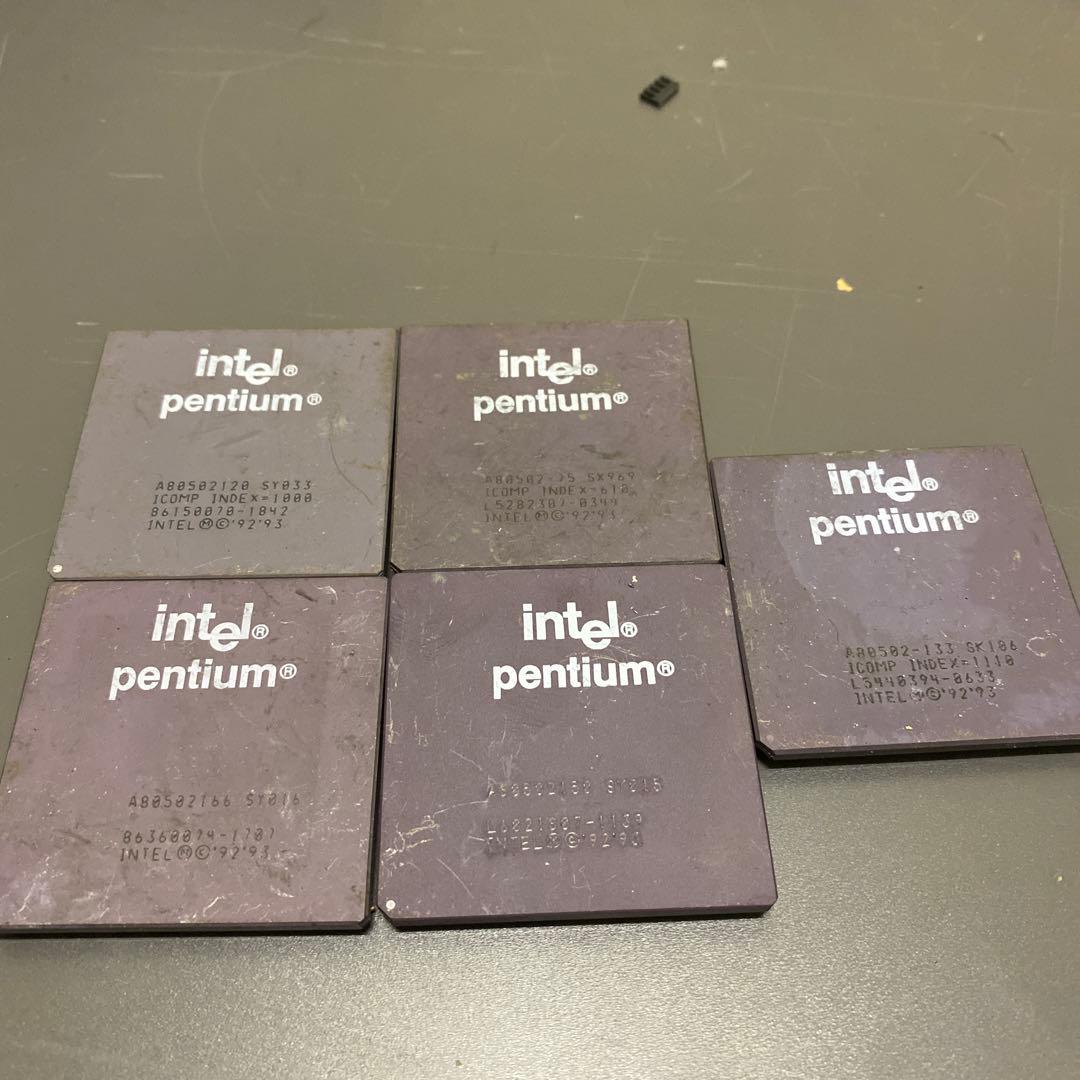 レトロ　CPU Intel premium
