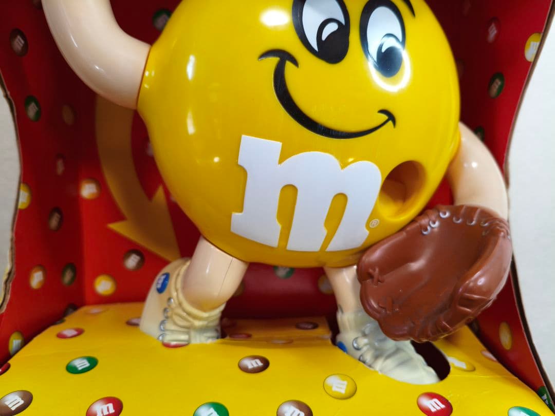 m&m's ディスペンサー ヴィンテージ エムアンドエムズ イエロー