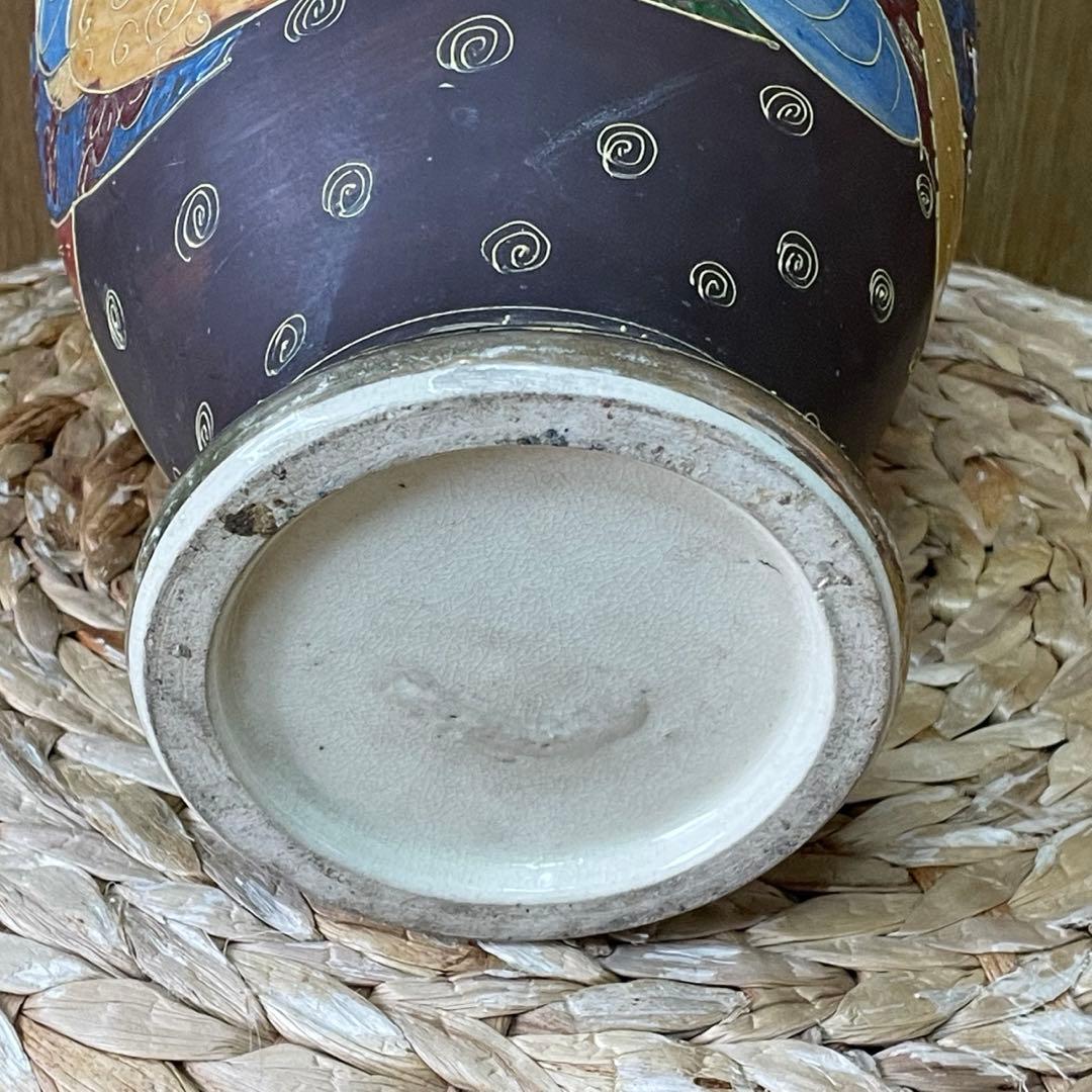 骨董品　アンティーク 時代物　薩摩焼 花瓶