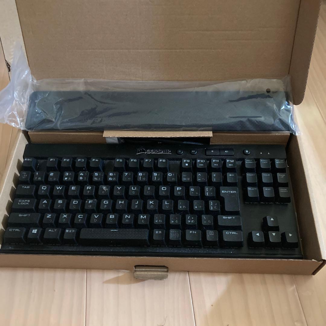 コルセア Corsair K65 ラピッドファイア 銀軸キーボード