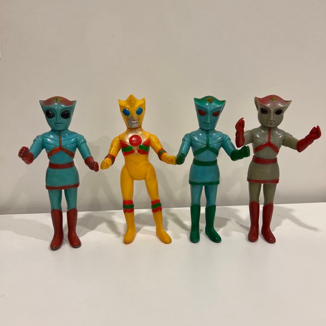 トリプルファイター ソフビ 当時物 1972