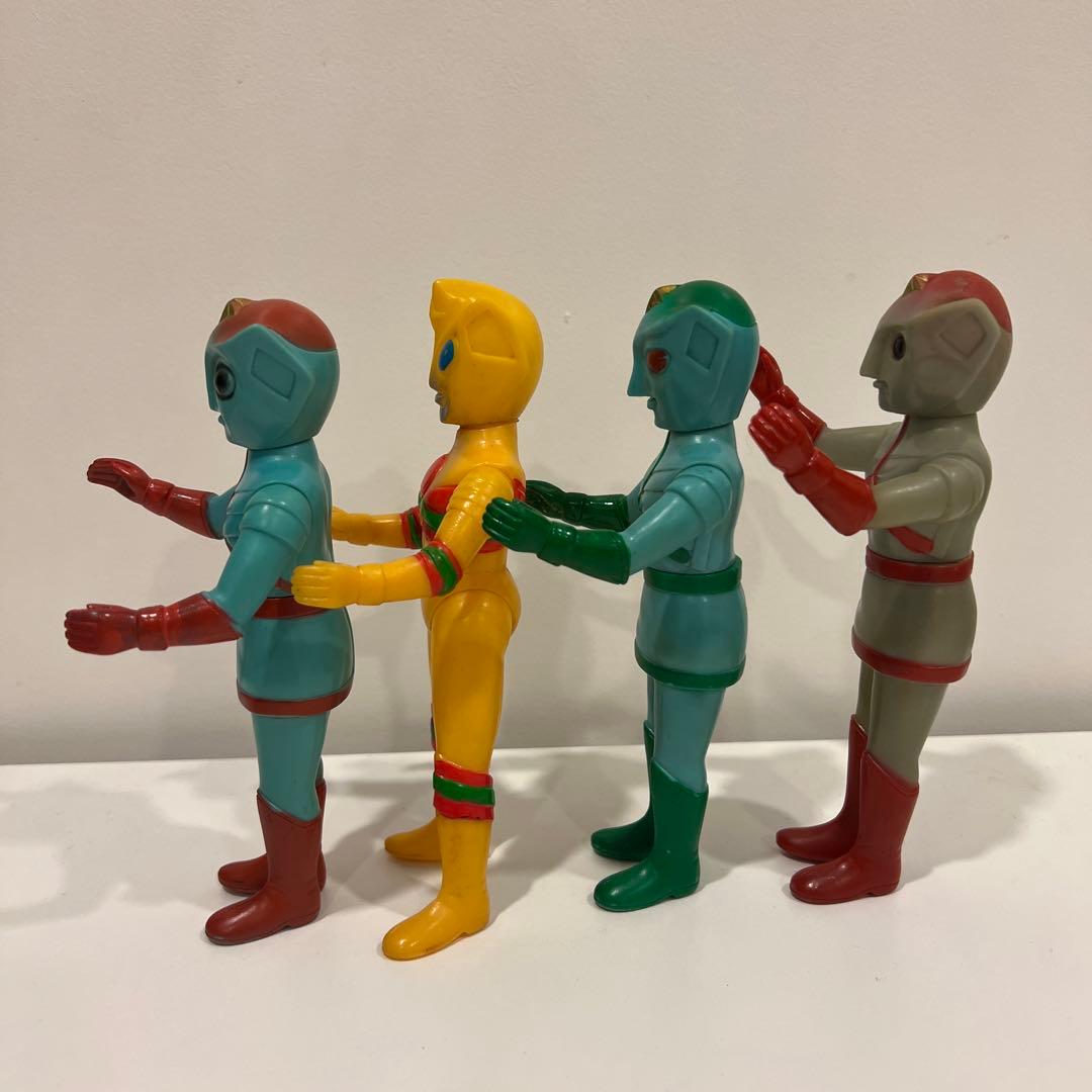 トリプルファイター ソフビ 当時物 1972