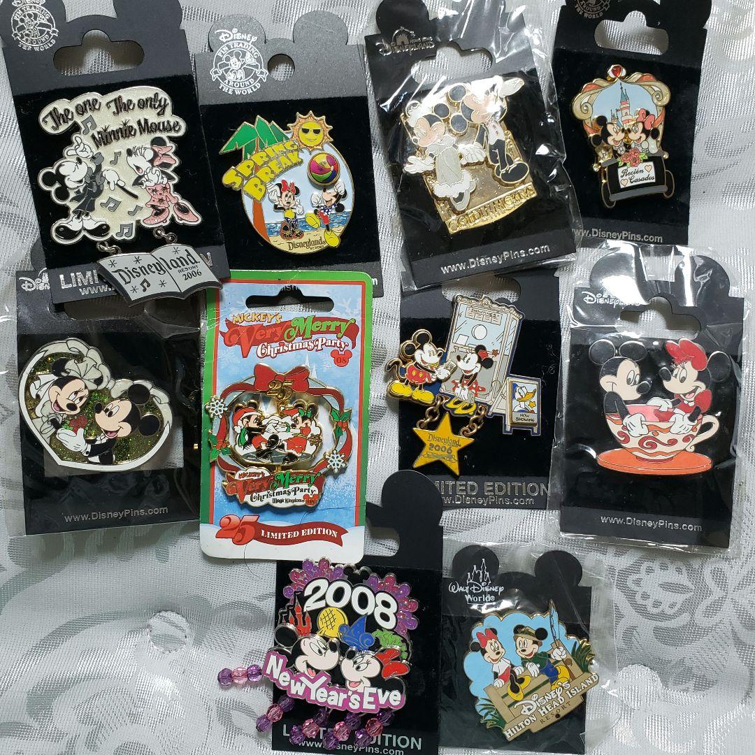 海外ディズニーパーク リミテッドピン多数 ミッキー ミニー ピンバッジ