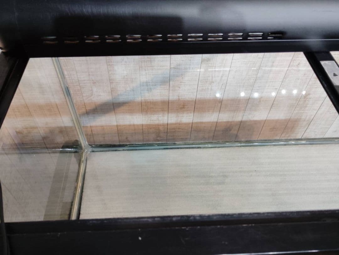 直接引取り限定 兵庫県加東市　90cmガラス水槽 照明 水槽台 セット 中古