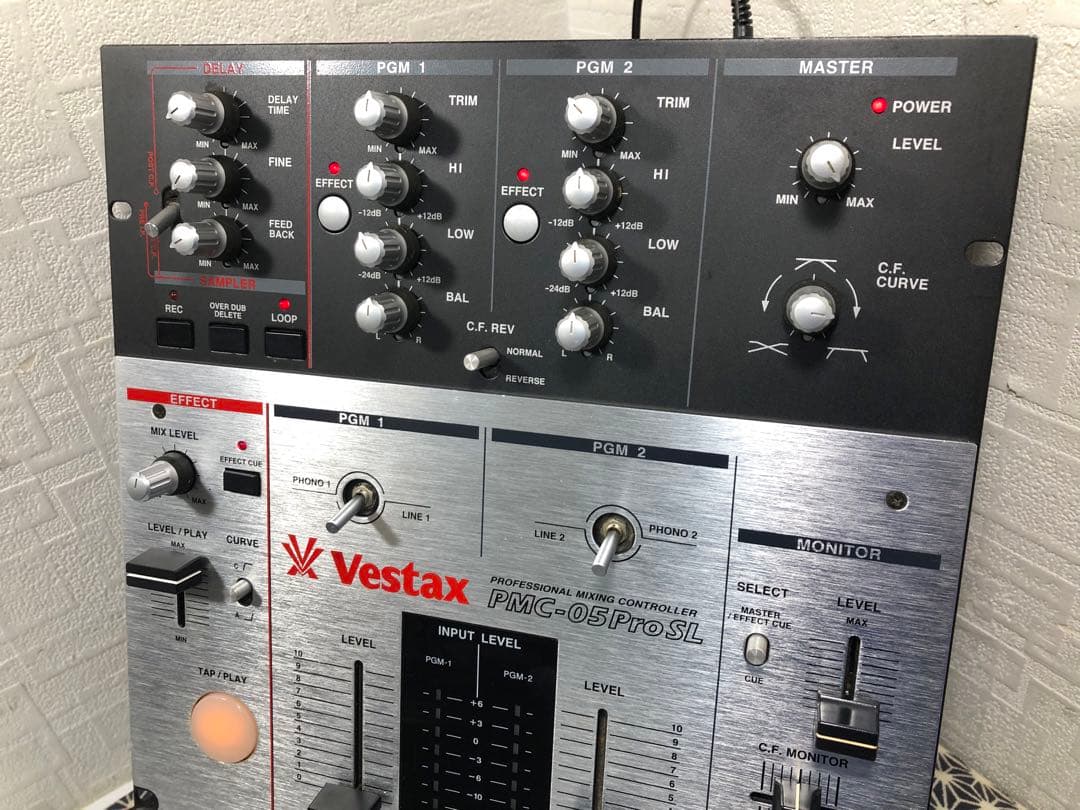 VESTAX PMC-05ProSL フェーダーメンテカットラグ　アダプタ付属