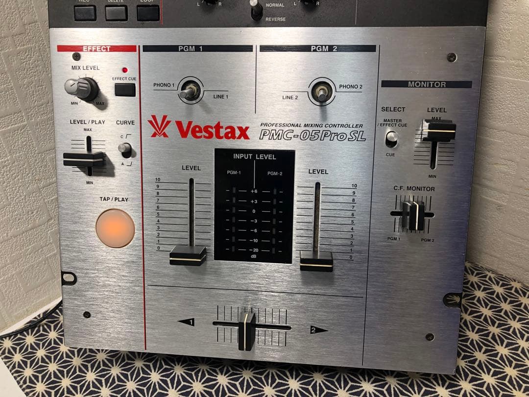 VESTAX PMC-05ProSL フェーダーメンテカットラグ　アダプタ付属