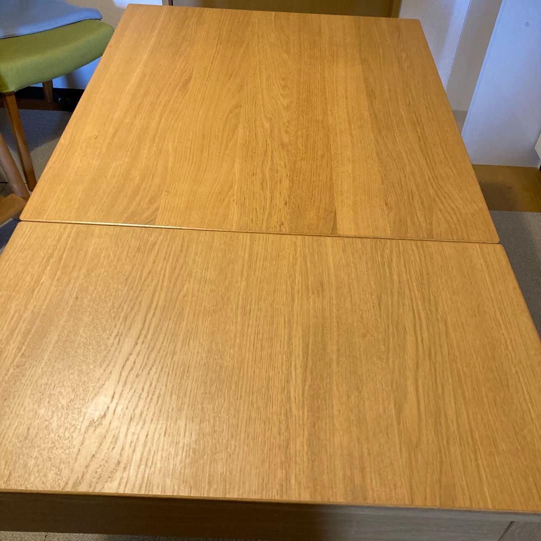 EKEDALEN 伸長式テーブル, オーク, 80/120x70 cm