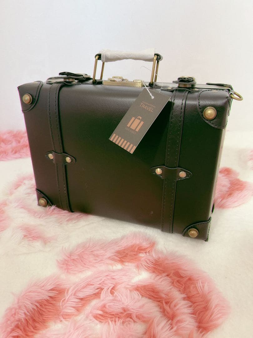 新品未使用　トランクケース　ハンドバッグ　12インチ　黒　機内持ち込み可