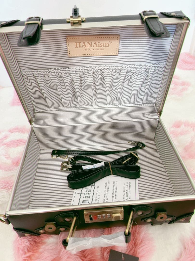 新品未使用　トランクケース　ハンドバッグ　12インチ　黒　機内持ち込み可