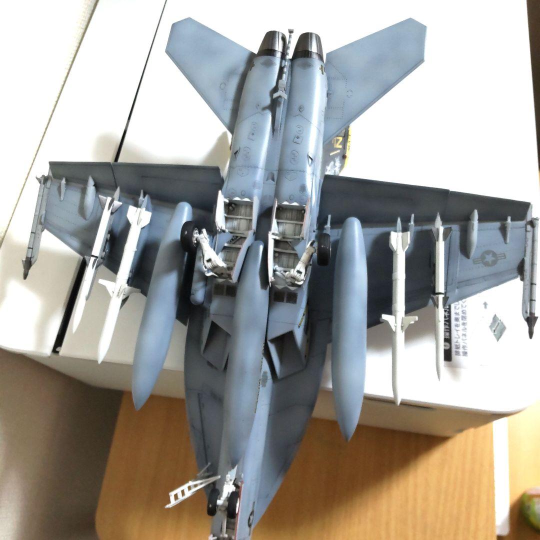 戦闘機プラモデル完成品1/48F-18スーパーホーネット