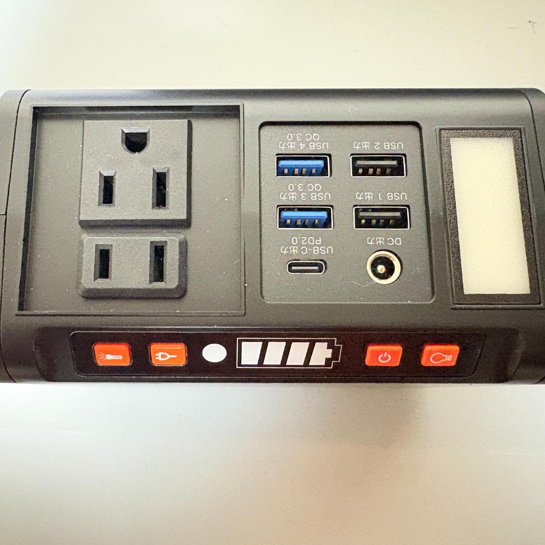 メガパワーステーション ソーラーパネル エバーブライト　メガパネセット 通電確認