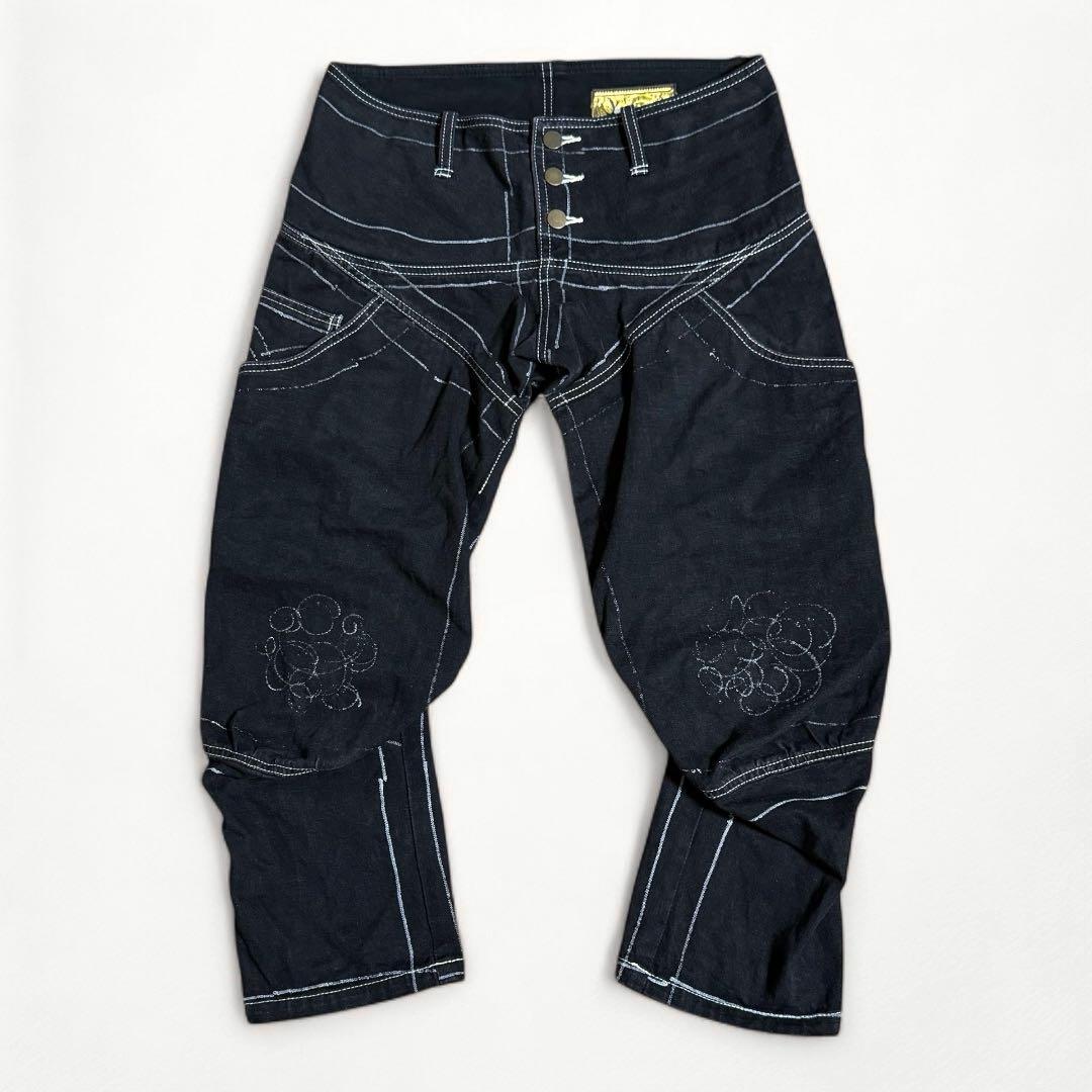 初期 nemeth ハンドペイント 立体裁断 アナトミカルパンツ