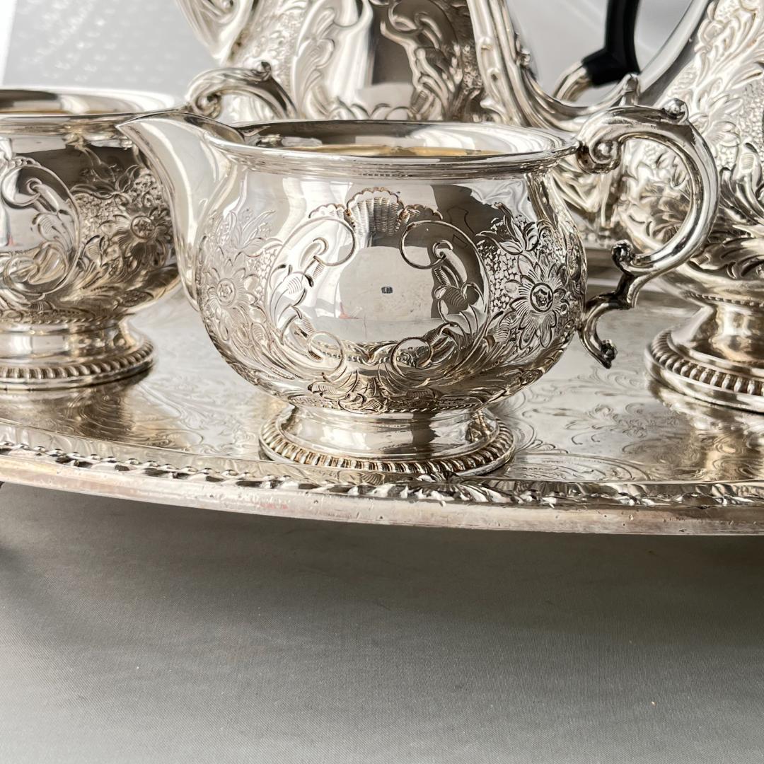 【Barker Ellis】 ビクトリアンのティーサービス 4点 ティーポット