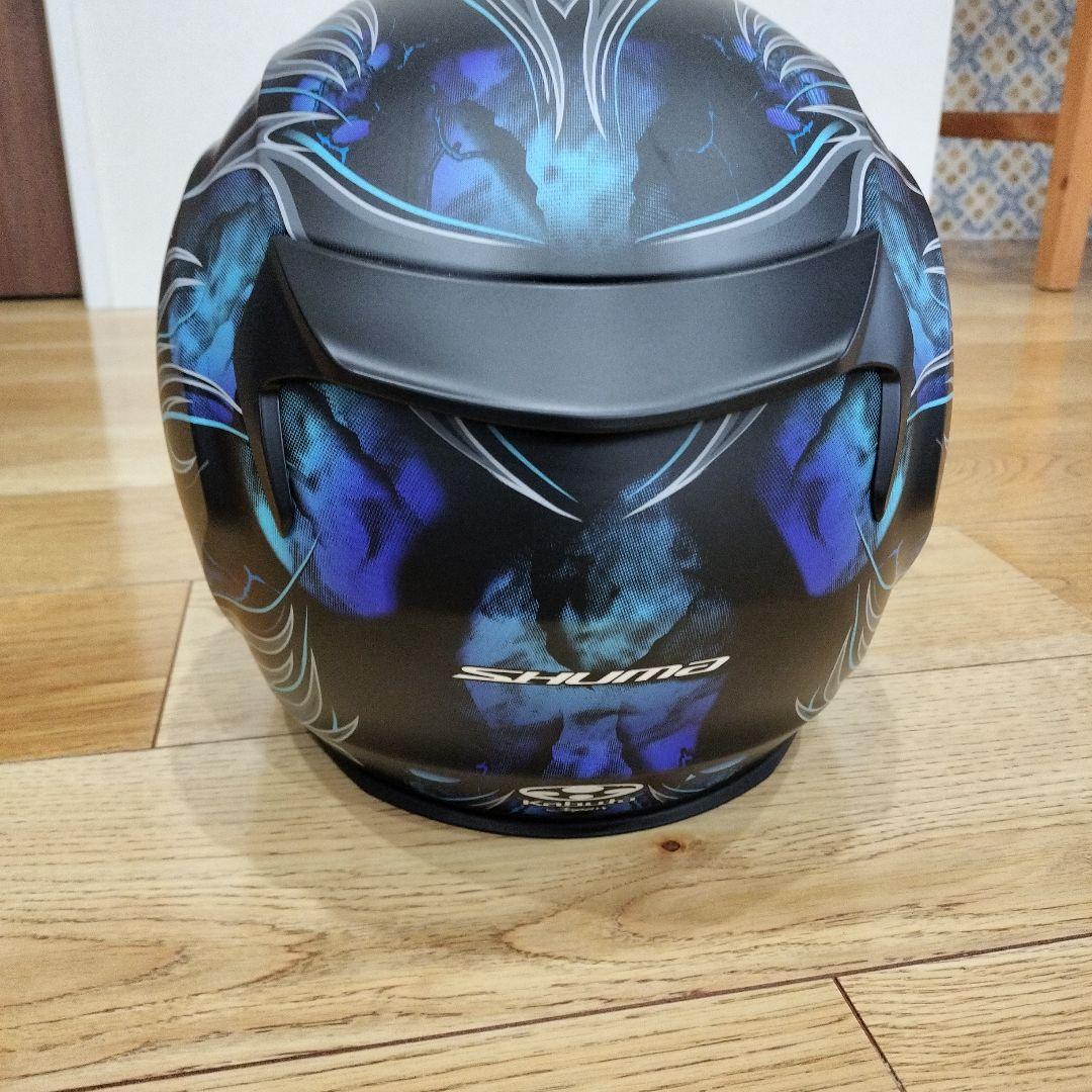 し*♪様 Kabuto SHUMA FLAME フルフェイスヘルメット 黒・青