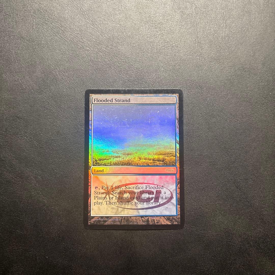 【Foil】《溢れかえる岸辺/Flooded Strand》(ジャッジ褒賞)