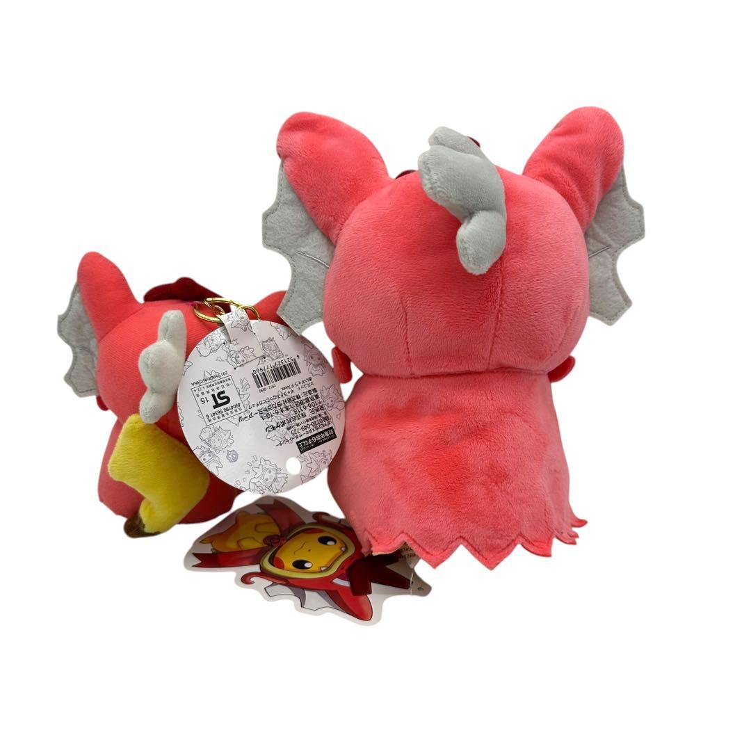 ポケモンセンター　赤いギャラドスごっこピカチュウ マスコット　ぬいぐるみセット