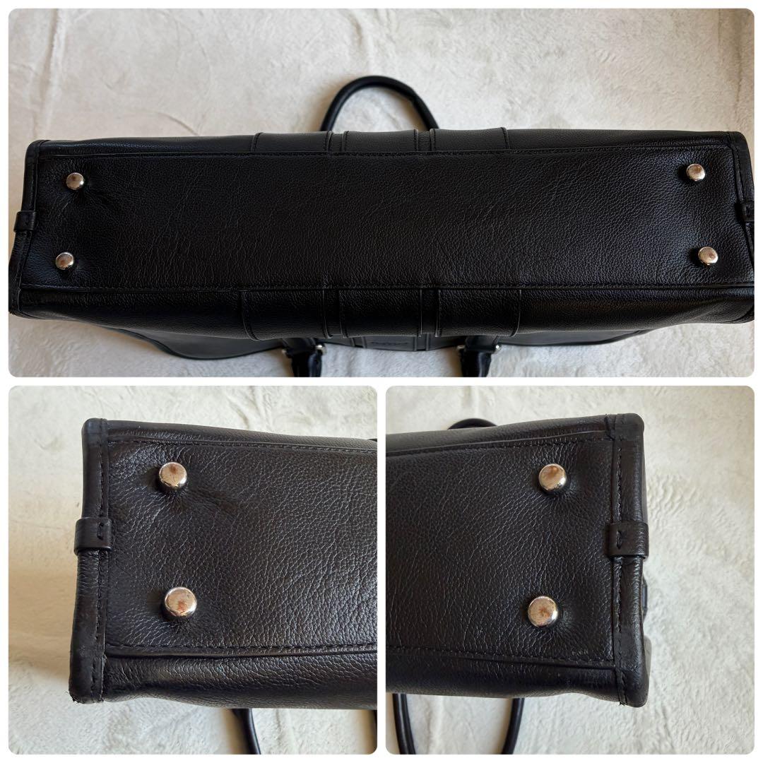 w*d様 COACH ビジネスバッグ ブリーフケース レザー F72309 黒